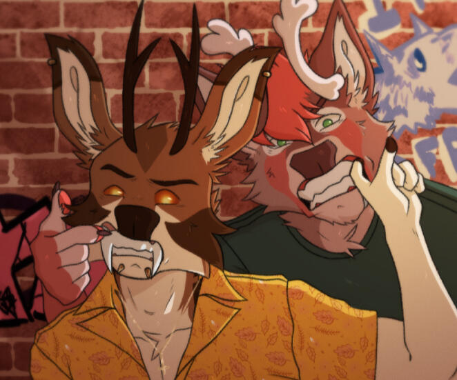 Zillion and Aspen (CryptidFall &amp; DolfTheAspen)